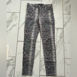 Hudson snake skin pants, size 28.